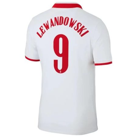 Camisolas de Futebol Polônia Robert Lewandowski 9 Principal 2021
